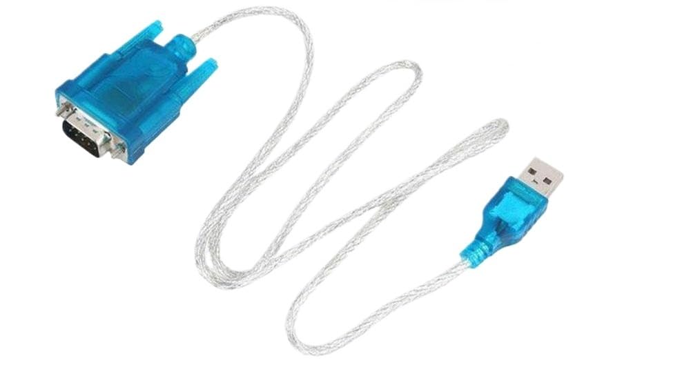 1 cable de datos USB a puerto serie de 9 pines HL-340 a convertidor RS232 macho hembra USB 2.0 a DB9 cable de conversión de interfaz