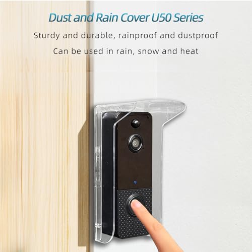 dgyezhao Regenschutz für türklingel, Ring Video Türklingel,wasserdichte Abdeckung für,Regenschutz Türklingel Klingel außen geeignet für die meisten Videotürklingeln