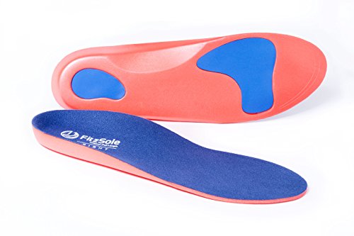 Foot Orthotic Insoles with Arch Support for Relief of Heel Pain, Plantar Fasciitis & Mortons Neuroma (Many Sizes Available) (M - Men US 8-9, Women US 9.5-10.5)