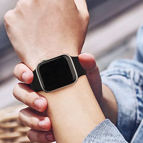 Image of Tobfit 3-Pack Strap Compatible with Apple Watch Series 10 /9 /8 /7 /6 /5 /4 /3 /2 /1 /SE 1 2 - 38mm /40mm /41mm /42mm /44mm /45mm /49mm Replacement Band for Men & Women (Smartwatch Not Included)