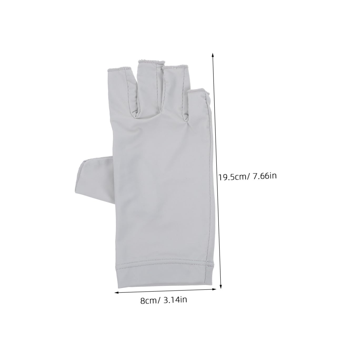 Healeved 5pares Guantes De Manicura Uv De Gel Protección Solar Para Manos Guantes Sin Dedos Material y Duradero Para Manicuras De Gel