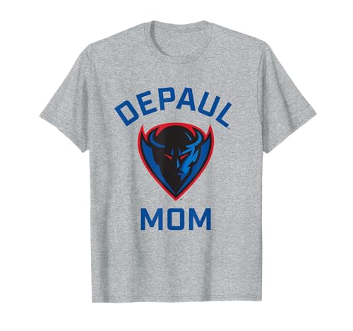 DePaul University Blue Demons Arched Mom T-Shirt
