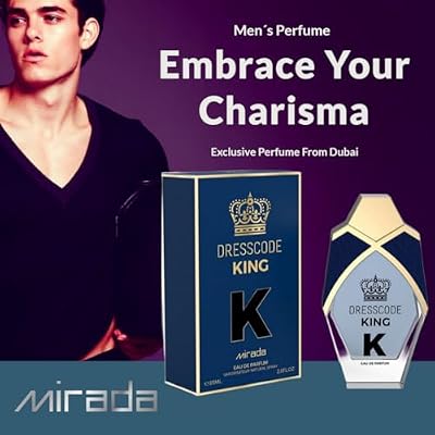 MIRADA Dresscode King Eau De Parfum For (Men) 85ML, 2.8 Fl Oz (Pack of 1)