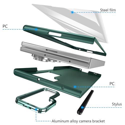Coque Galaxy Z Fold 8 Ultra protégeant l'écran avec stylet et support - 2
