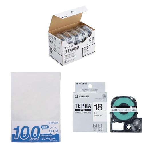 �y�Z�b�g�����z�L���O�W�� �y�����z �e�v��PRO�e�[�v�J�[�g���b�W �G�R�p�b�N5�� 12mm �����x��/������ ����8m SS12K-5P + �L���O�W�� �N���A�z���_�[ �V���v���[�Y A4 �^�e 100�� 737SP-100 ���� + �L���O�W�� �y��