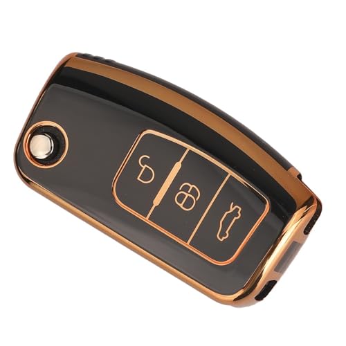 Étui clé Ford Fusion et Focus boîtier TPU anti-rayure 3 boutons