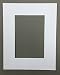 16x20 White Picture Mats Mattes Matting with White Core Bevel Cut for 11x14 Pictures