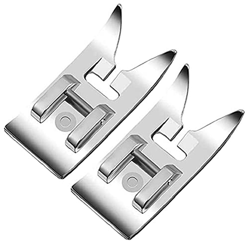 YRDQNCraft 2PCS Zig Zag Presser Foot All Purpose Presser Foot Straight Stitch Foot Snap On Foot Presser Foot for Singer, Brother, Janome, Toyota