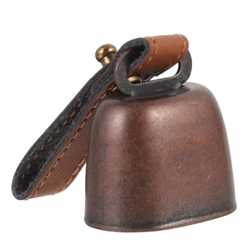 Toyvian Campana Vintage para Senderismo y Camping Campana Antiosos con Sonido Colgante Elegante y Pequeño para Actividades al Aire