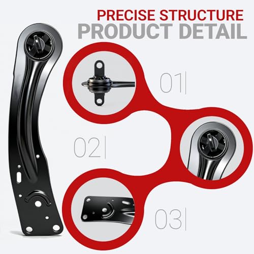 1 Pair Rear Trailing Control Arms and Bushing Both Sides With Bushing compatible with Escape 2013-2019 Replace CV6Z5808A CV6Z5808A 527-998 528-041 by Milespeed - Image 3