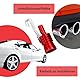 Umlipot 2 Pieces Auspuff Sound Booster, Turbo Sound-Simulator-Pfeife, Auspuff Pfeife, Sound Booster, Aluminiumlegierung Turbo Sound Simulator Pfeife für Alle Fahrzeuge
