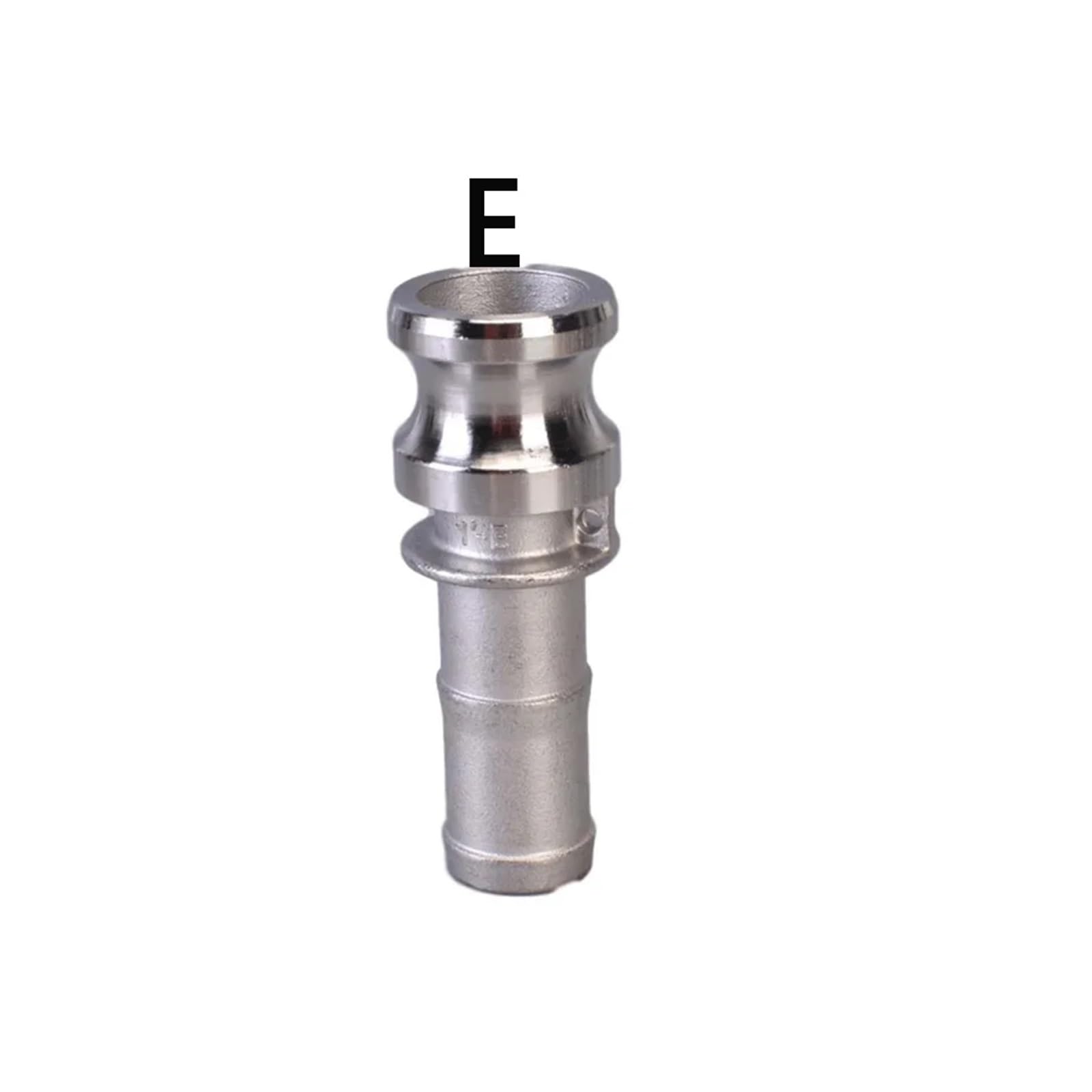 Raccord Camlock 4 pouces Type E male en acier inoxydable 304 pour tuyau cannelé