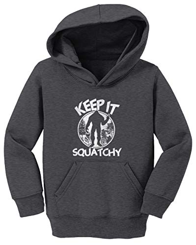 Tcombo Keep It Squatchy - Sasquatch Bigfoot Toddler/Youth Fleece Hoodie2