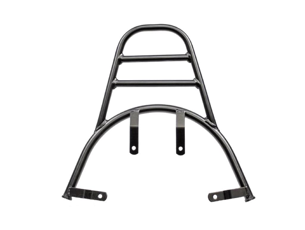 Gepäckträger Topcase-Halter Heckträger Schwarz passend für Piaggio Zip 2 50 100 4-Takt – Stabiler Kofferträger für Roller – max. 15 kg Traglast – Maße: 405 x 380 mm