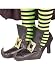 Forum Novelties Witch Shoes Covers, Gold