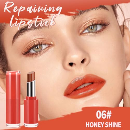 Image of Matte Creamy Lipstick for Women, Long Lasting Waterproof Velvet Lipstick, Lip Stick Crayon Buildable Blendable Creamy Color, Moisturizing Longwear Lip Makeup 06#
