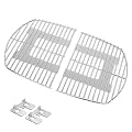 Stanbroil Stainless Steel Grill Cooking Grates for Weber Q200, Q220, Q2000, Q2200, Q2400 Series Gas Grill, Replacement Parts for Weber 7645