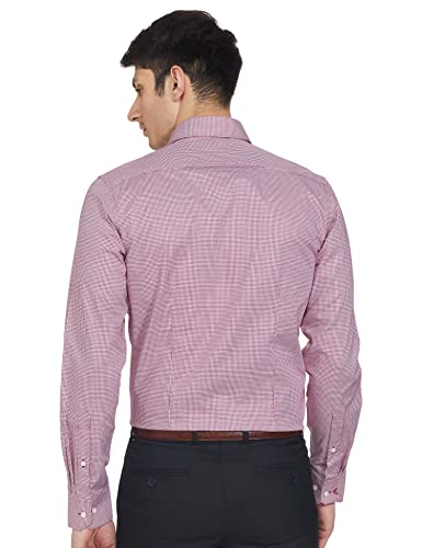 Image of blackberrys Men's Slim Fit Casual Shirt (BP-LG-DO-Alpine # RED 38)