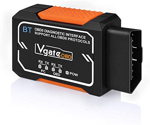 vgate OBD2 Bluetooth Scanner Outil de Diagnostic OBDII Adaptateur Lecteur de Code Check Engine Lumière pour Android et Windows