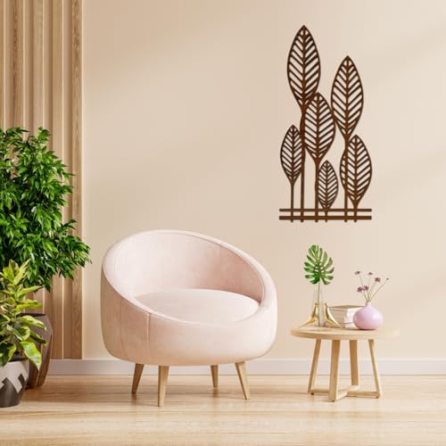 Quadro Folhas Moderno Grande Vazado Sala Quarto Decorativo Closet Quadro Suspenso Acabamento Texturi