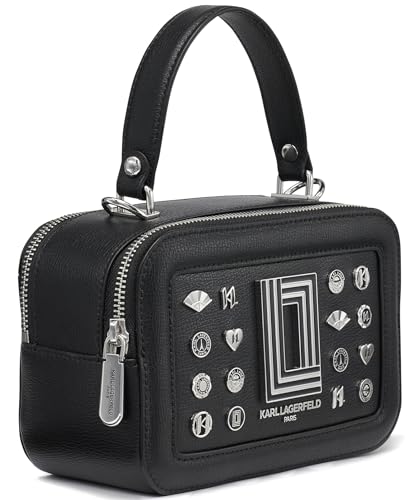 Image of KARL LAGERFELD Women's Simone Studded Camera Crossbody