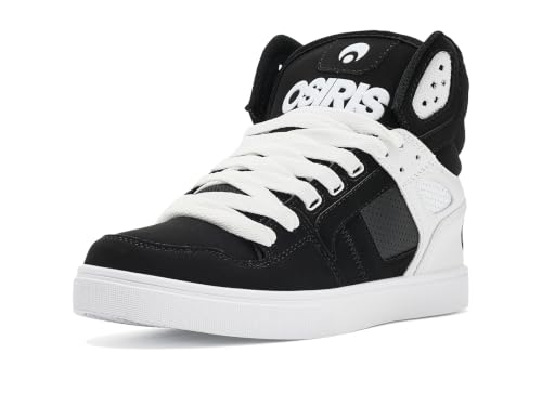 Image of Osiris Men's Clone, Black /White /White, 8 Medium