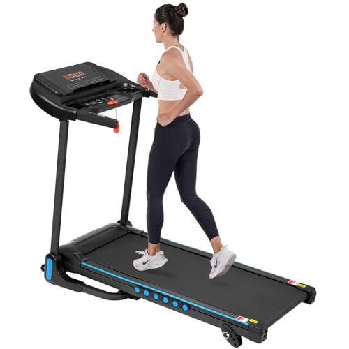 Image of Incline Treadmill for Running & Walking, 3.0 HP Treadmills for Home 350 lbs Weight Capacity Hydraulic System Auto-Folding Treadmill