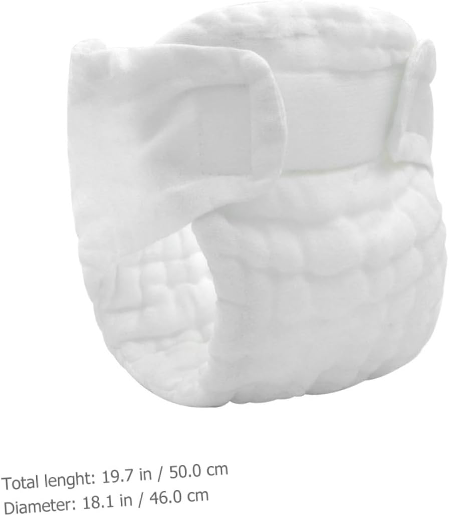 TOYANDONA 5Pcs Newborn Washable Cloth Diapers Reusable Leak Resistant Diapers Soft Breathable Inserts for