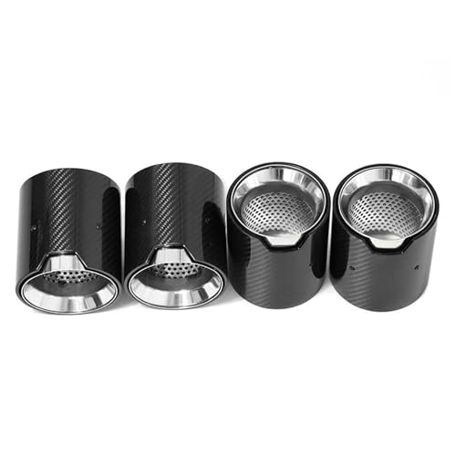Tuyau d'échappement argent en inox look sport premium pour BMW X3M F97 et X4M F98