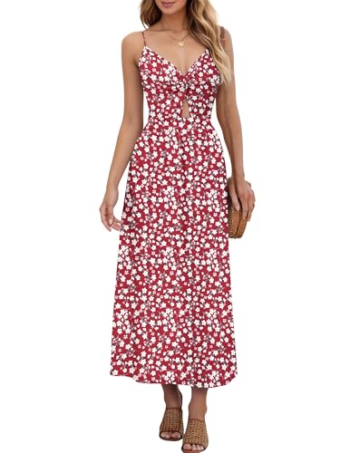 Robe maxi d'été avec poches pratiques et décolleté twist front