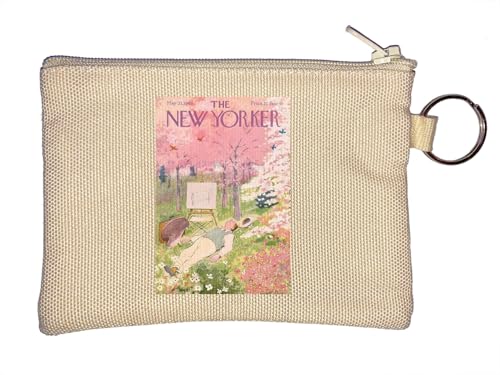 1949 New York Poster Porte-monnaie Beige