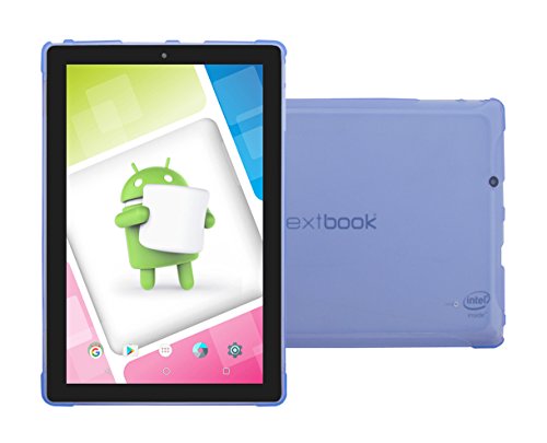 Nextbook Ares 10A Light Blue TPU Case - iShoppingdeals Ultra–Slim TPU Rubber Gel Cover with Textured, Non-Slip Grip for Nextbook Ares 10A 10.1” (NX16A10132S) Android Tablet 2016 Release