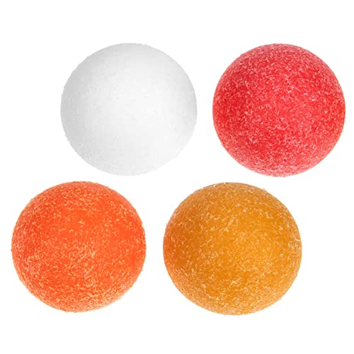 BESPORTBLE 4Pcs Foosball Balls Durable Replacement Table Soccer Balls Colors for Adult and Family Fun
