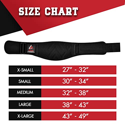 Legend Legacy Lifting Belts For Men & Women - 6 Inch Adjustable Gym Belt With Back & Lumber Support, Training, Workout & Strength, Powerlifting, Deadlift, Neoprene Padded Waist For Squats (Medium) #TOP1