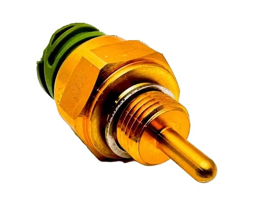 Peterbilt OEM Temperature Sensor, Gold, Green Connector, Heavy Duty Engine, Part 1844101PE