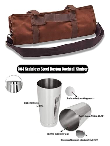 Cocktail Shaker Set Kit de Bartender Acero Inoxidable miniatura 6