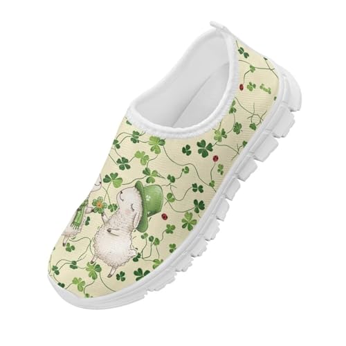 Girls Slip On Sneakers St Patrick's Day Costume Kids Tennis Gym Shoes4