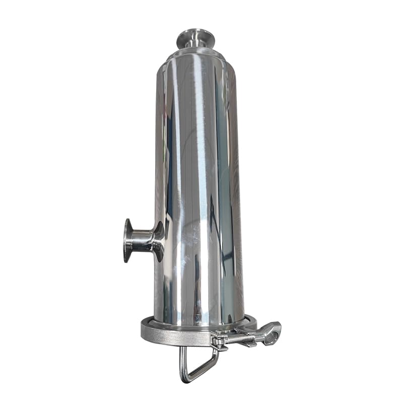 Filtre Tri Clamp 1.5 angle droit en inox SS304 tamis 400 mesh pour filtration de moût
