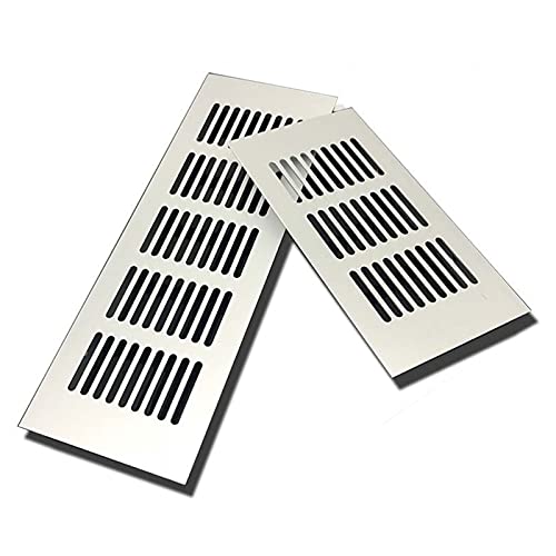 Rejilla de ventilación rectangular de aleación de 80 mm para armarios y cocinas 7