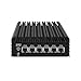 Micro Firewall Appliance, Mini PC, VPN, Router PC, Intel J6413, HUNSN RJ09, AES-NI, 6 x Intel 2.5GbE I226-V LAN, Console, HDMI, DP, SIM Slot, Barebone, NO RAM, NO Storage, NO System