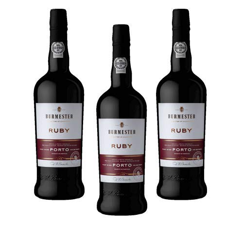 Vino de Oporto Burmester Ruby - Vino Fortificado - 3 Botellas