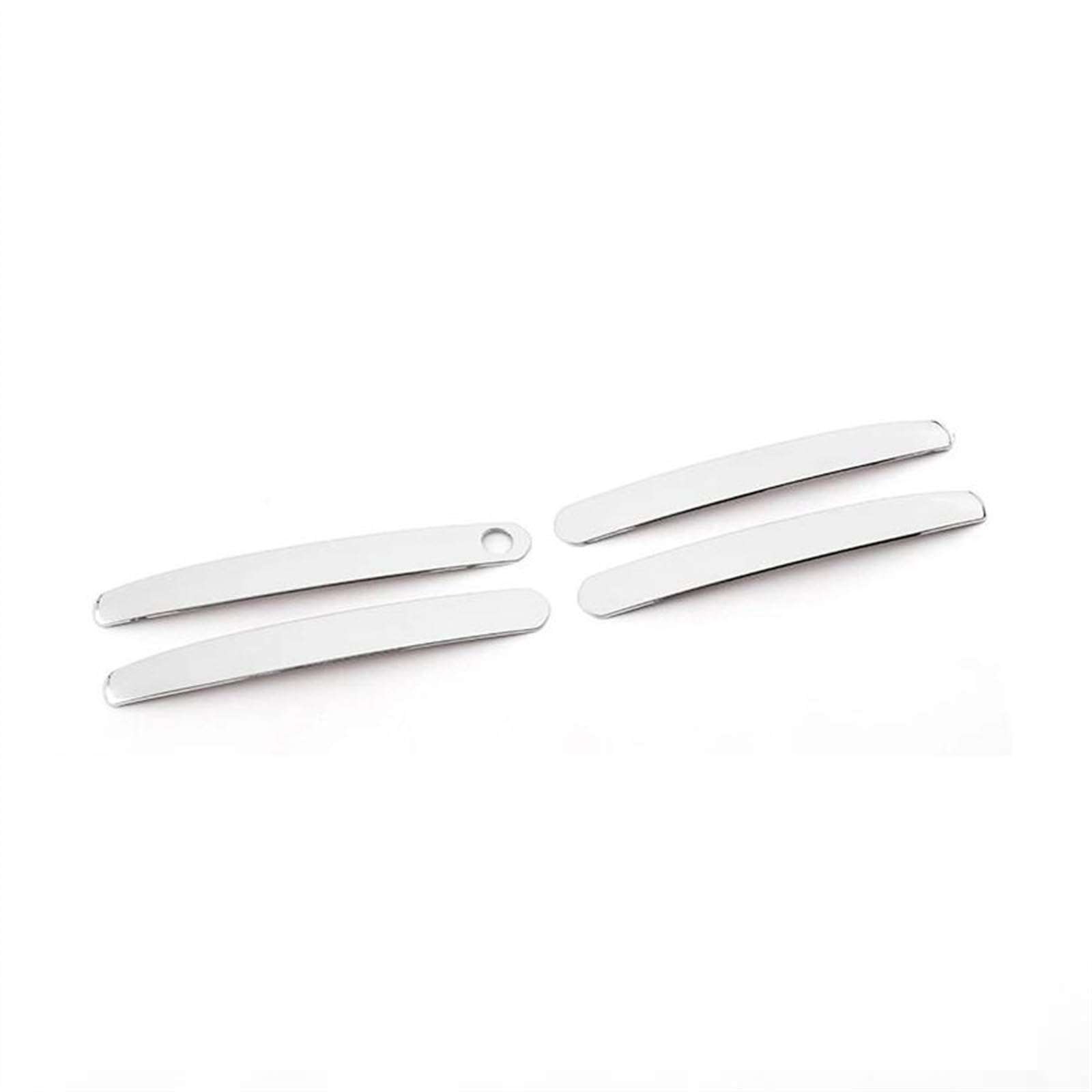 Kjhopy Chrome 1 4/8 Pieces Car Electroplating Exterior Door Handle Strip Cover W/Smart Keyhole For Toyota Rav4 2019-2023 Rav 4 Xa50 Exterior Door Handle(Chrome 1)