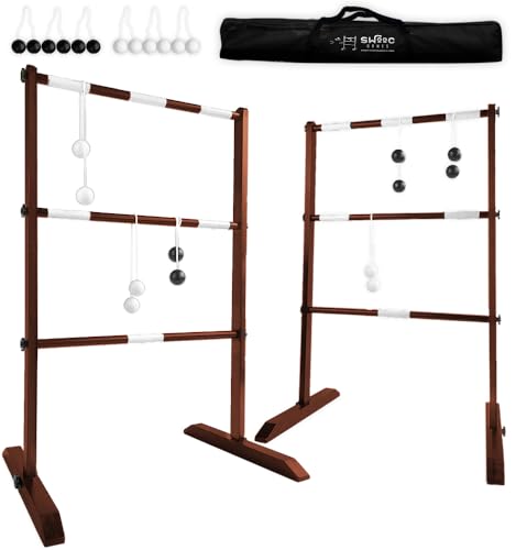 SWOOC Premium Wooden Ladder Ball