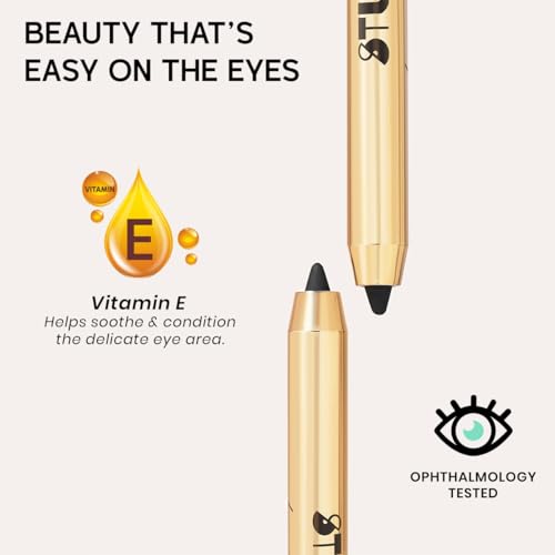Image of INSIGHT Studio Kajal - Black 1.5 g | Waterproof & SmudgeProof | Long-Lasting | Jet Black Eye Pencil for Precision Lines & Smoky Eye Makeup