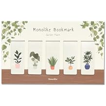 Monolike Magnetic Bookmarks Garden Plant, Set of 5