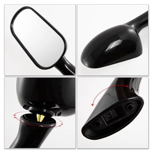 Espejo retrovisor de moto para rutas de fin de semana en VFR 800 FI 3