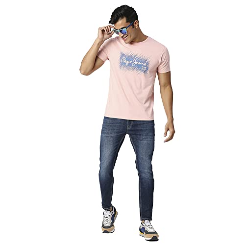 Image of Pepe Jeans Machine Wash Cotton Blend Slim Fit Men's Jeans