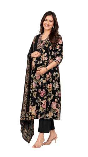 Image of Jikonet Women's Maternity Kurti for Feeding Zippers (VJK)