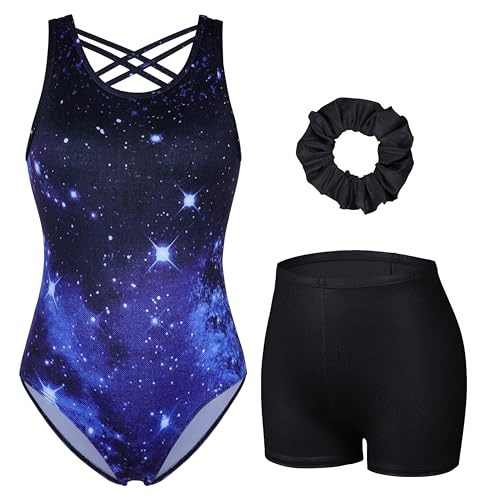 beautyin Girls Gymnastics Leotards Dance Unitards Tumbling Outfits Biketards Star