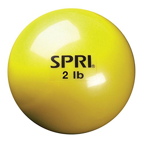 SPRI Soft Mini Xerball, Yellow, 2-Pound